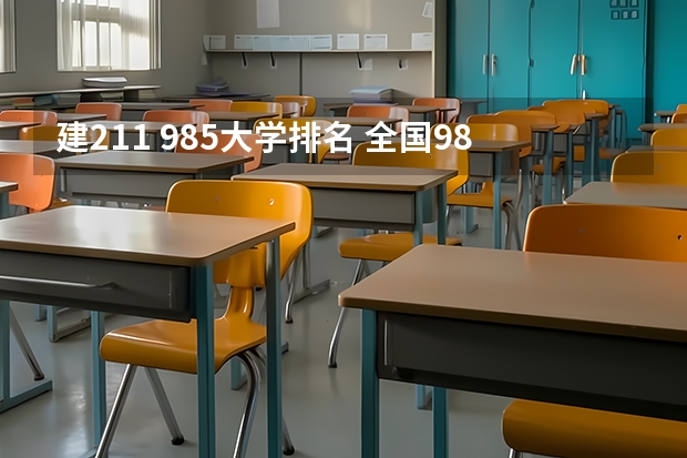 建211 985大学排名 全国985211大学排名一览表