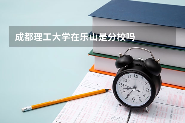 成都理工大学在乐山是分校吗