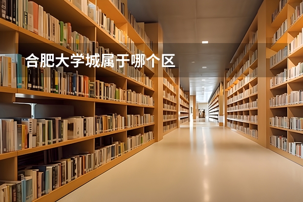 合肥大学城属于哪个区