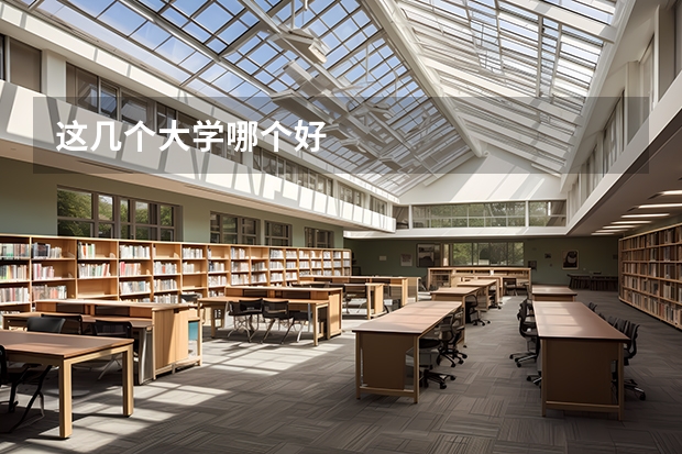 这几个大学哪个好