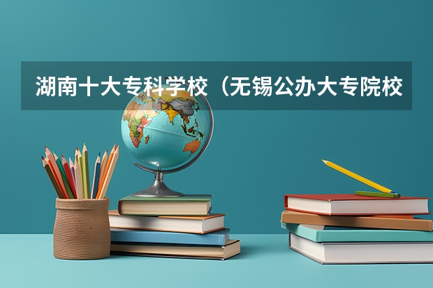 湖南十大专科学校（无锡公办大专院校排名）