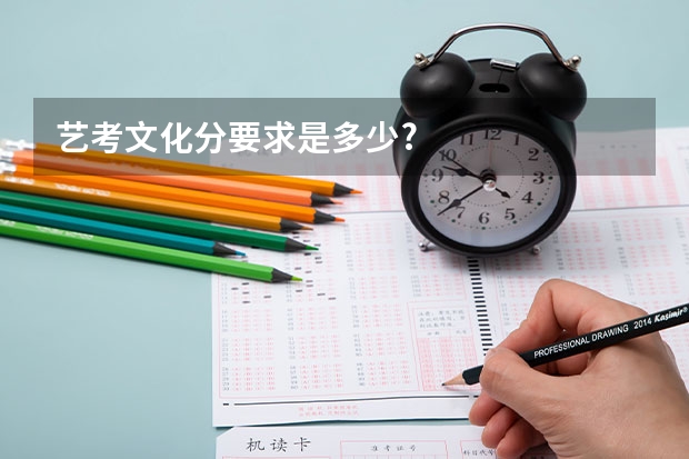 艺考文化分要求是多少?